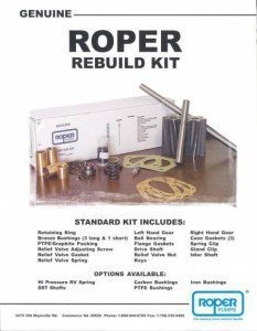 Roper 3611 Rebuild Kit with Bronze Bushings