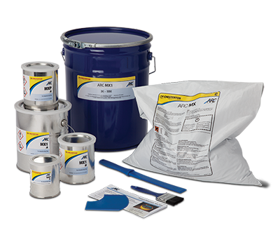 Chesterton ARC MX1,  Trowel-Grade Coating for Coarse Particle Extreme Sliding Wear and Impact