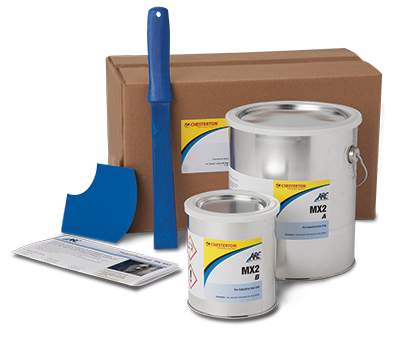 Chesterton ARC MX2,  Trowel-Grade Coating for Fine Particle Severe Sliding Wear