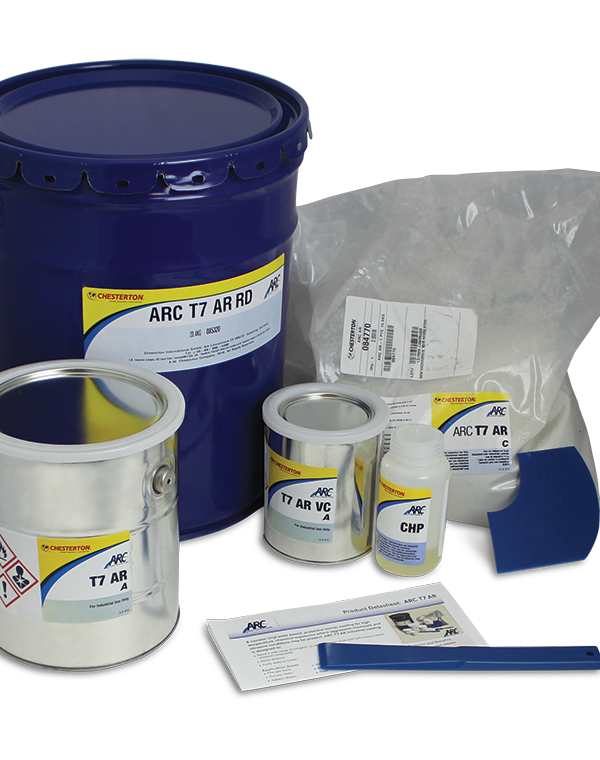 Chesterton ARC T7 AR,  Abrasion Resistant Barrier Coating for High Temperature and Chemical Exposures